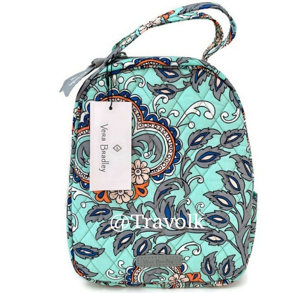 Vera Bradley fan flower Insulated Lunch Bag